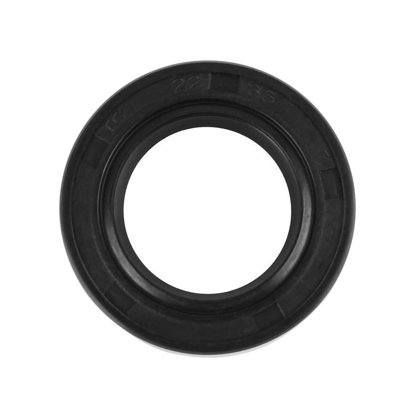 X AUTOHAUX 22mm X 35mm X 7mm Rubber Double Lip TC Oil Shaft Seal for Car Automobile 22x35x7mm