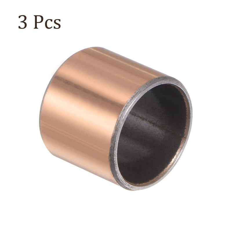 3pcs Self-Lubricating Sleeve Bearings - [3/4 Inch x 7/8 Inch OD x 3/4 Inch Length] Oilless Bushing 3/4" x 7/8" x 3/4"