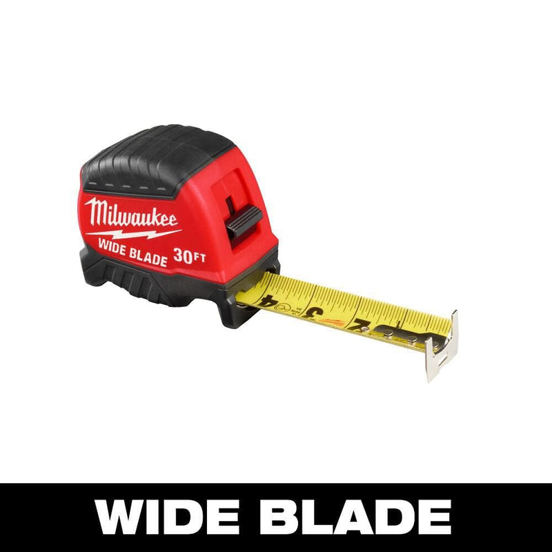 Milwaukee Electric - 30FT Wide Blade Tape Measure