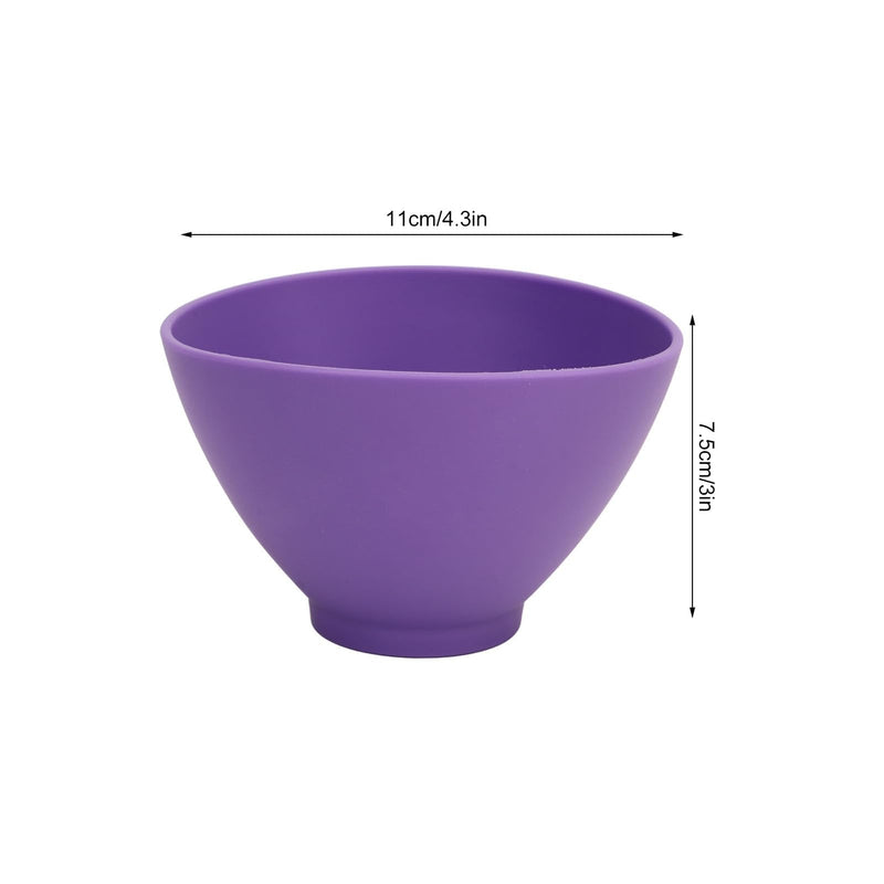 ZJchao 1PCS Colourful Lab Flexible Alginate Rubber Mixing Bowl, Dental Mixing Bowl, Silicone Mixing Cups, Lightweight, Multipurpose, Strong Durability, Reusable, Material
