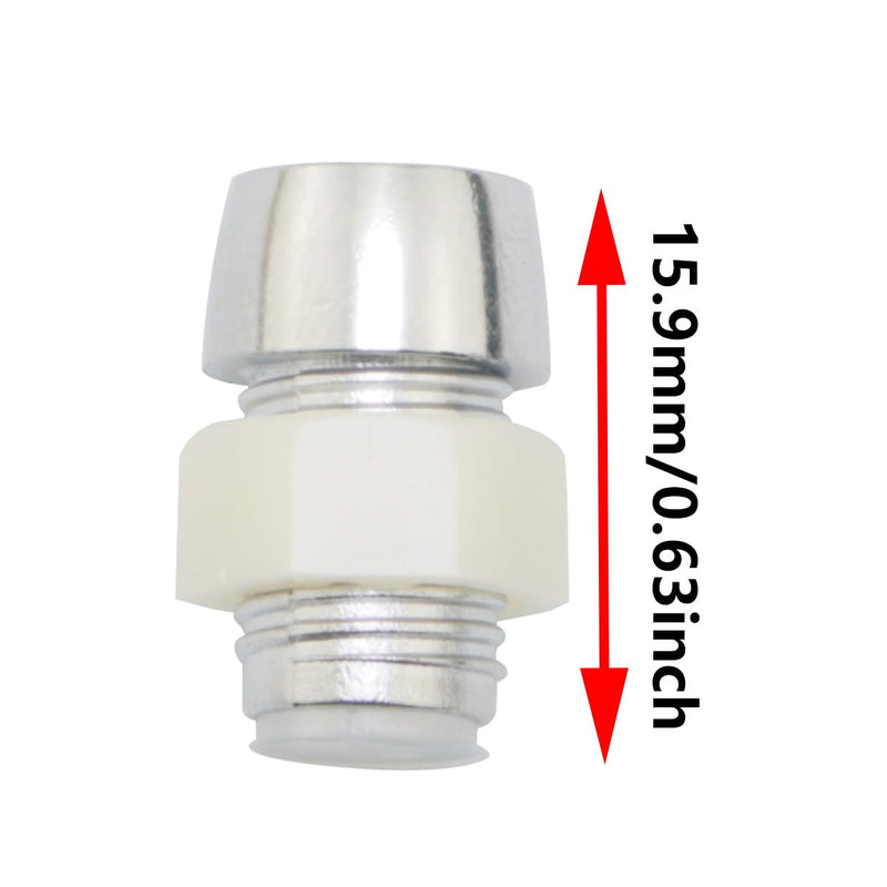 50PCS Lamp Head LED Holder Spacer Post Plastic Holder 5mm Diameter Base Locking Screws for Fixing Fittings Silver
