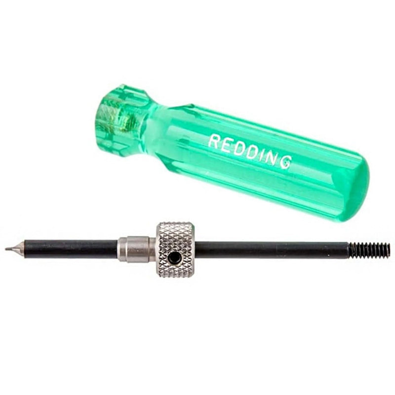Redding Small Flash Hole Deburring Tool with Handle for .17 .20 Cal Cases with Included Pilot Stop for Precision Case Preparation (6110)