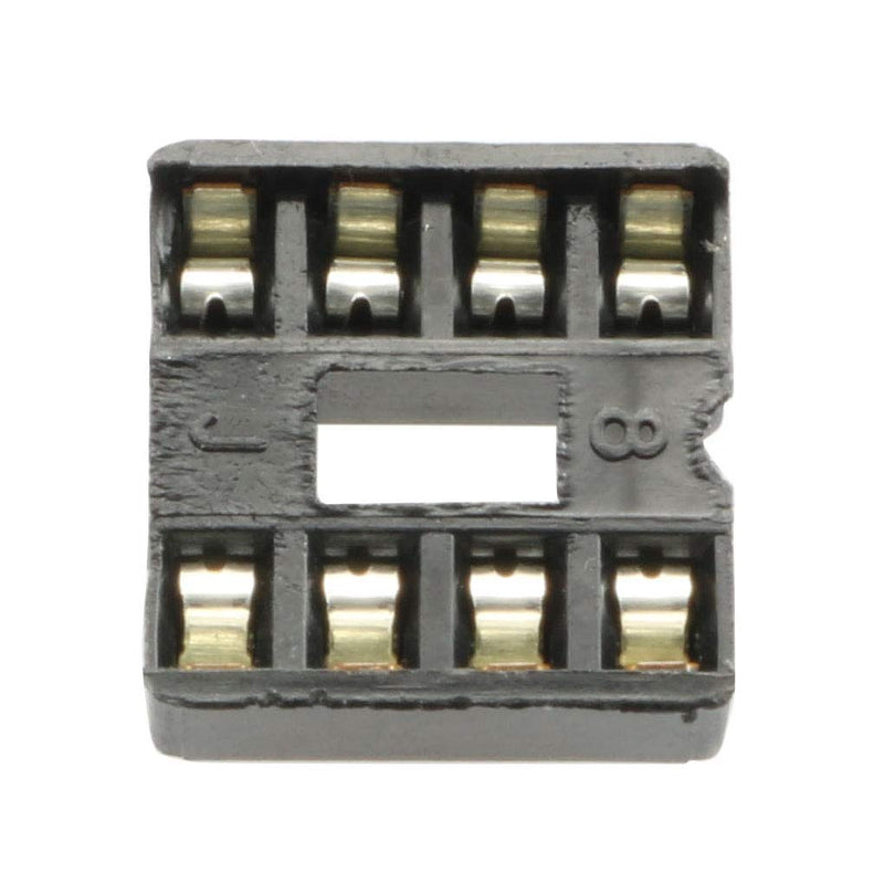 Tegg 8 Pin IC Socket 60 PCS 8 Pin DIP IC Socket Adaptor Solder Type