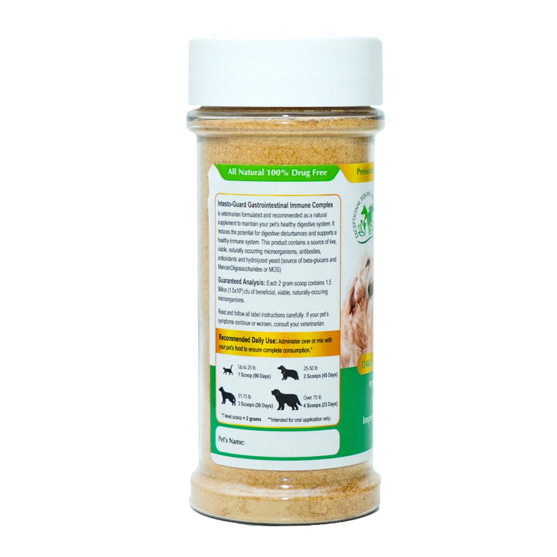 Powder Probiotic for Dogs, Prebiotic for Puppies, No Animal By-Products, 2-Gram Scoop Contains 1.5 Billion, Digestive Health, Gut Support, Immune Boost, Vet-Formulated for Maximum Potency – 90G Bottle