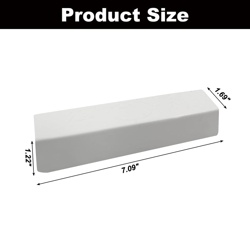 1 Pound Buffing Compound for Metal Polishing, White Extra Fine All-Purpose Polishing Compound, Removes Scratches from Hard Metals, Stainless Steel, Chrome, and Iron