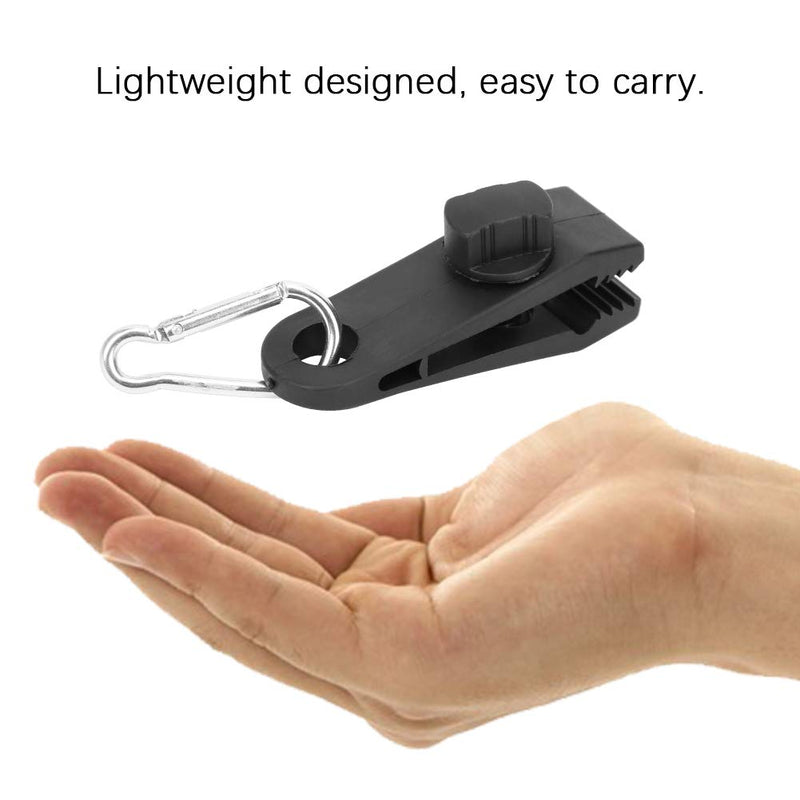 Tent Clips, Easy To Carry Lightweight Designed Awning Clip Outdoor Equipment for Awning for Outdoor Camping Tent for Caravan for Tarps
