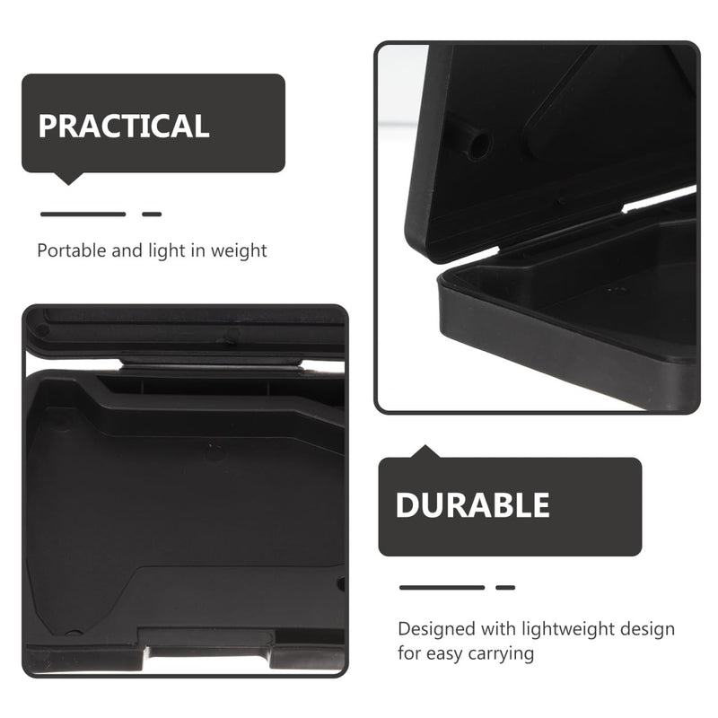 4pcs Black Plastic Dial Caliper Storage Box, Portable Caliper Case for 0-6 Inch Measuring Tools, Multi-Use Micrometer Case for Home and Workshop Electronic Tools Storage