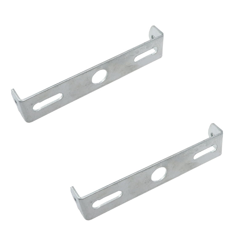 2PCS 94.7mm Length Silver Metal Wall Plate Bracket Lamp Mounting Bracket Socket Mounting Plate for Pendant Lamp Outdoor Lighting Wall Lamp Ceiling Mounting