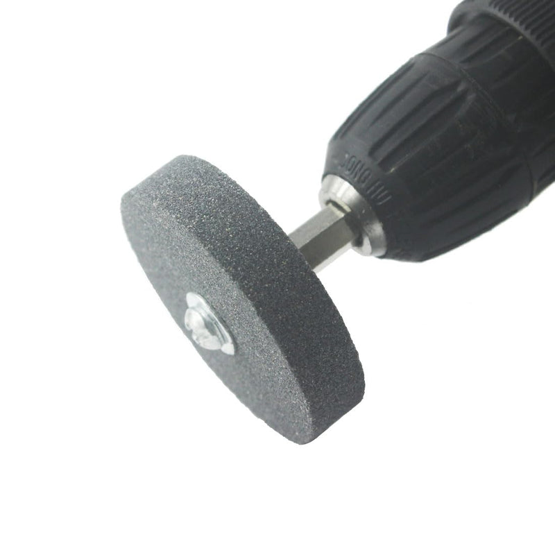 𝐋𝐮𝐨 𝐤𝐞 4 Pcs Mounted Grinding Stone - 1/4 Inch Shank Assorted Shape Grinding Stones Sharpening Wheel for Rotary Tools, Drill, Grinder 4 Pcs Assorted Shape