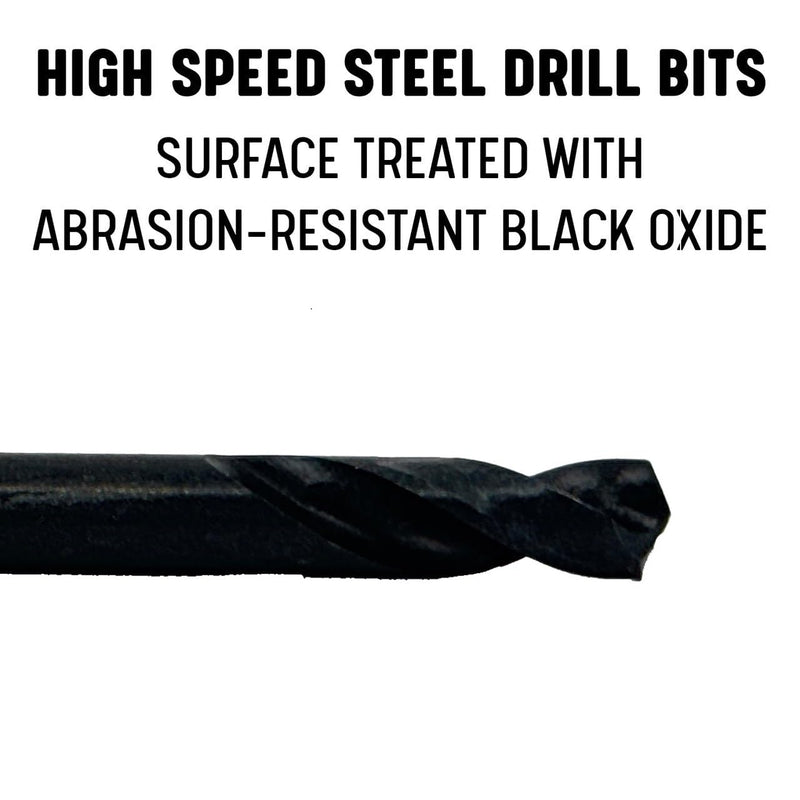 Drill America 1/4" High Speed Steel Double End Drill Bit, DWDE Series 1/4 in