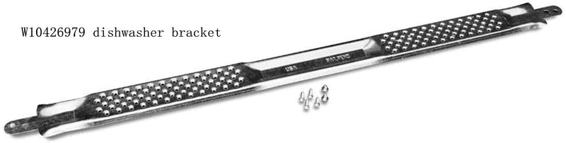 W10426979 Dishwasher Mounting Bracket Kit For 24 Inch Wide Dishwasher Space Granite,Quartz, Stone Countertops Compatible with Brand Whirlpool KitchenAid