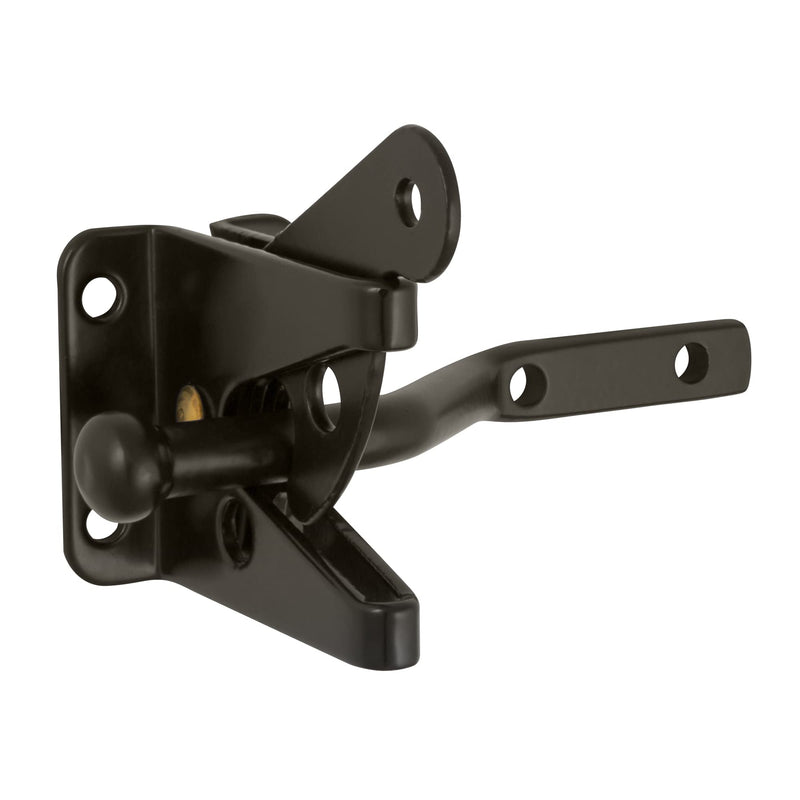 Design House 189407-ORB Self-Locking Heavy Duty Gate Latch 2-Pack Oil Rubbed Bronze 2-Pack Gate Latch or Lock