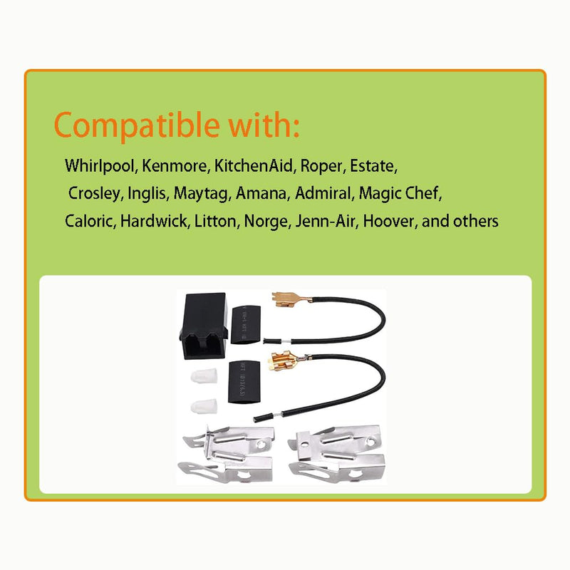 Repairwares Stove Heating Element/Surface Burner Kit 330031 for Whirlpool 814399 5303935058 WB17X210 ERR117 RR109 5301167733 12001673 WB17X5088