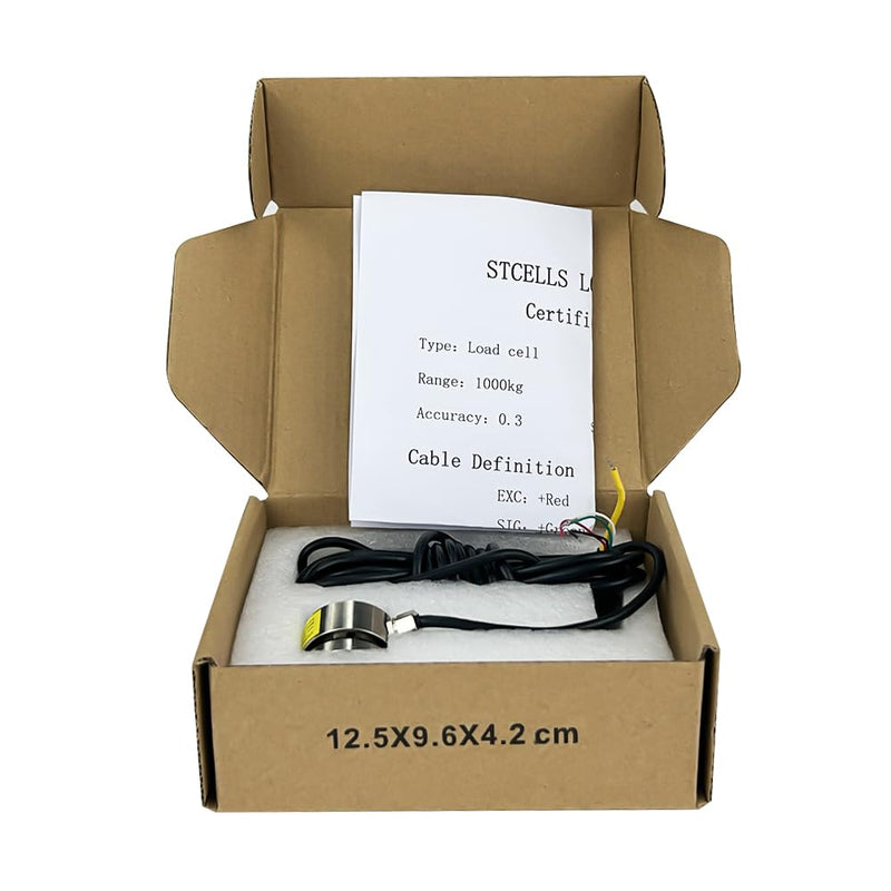 58mm 25mm Inline Load Cell Miniature Compression and Tension Load Cell for Impact Force Measurement Weighing Sensor(5000KG,58mm) 5000KG 58mm 1
