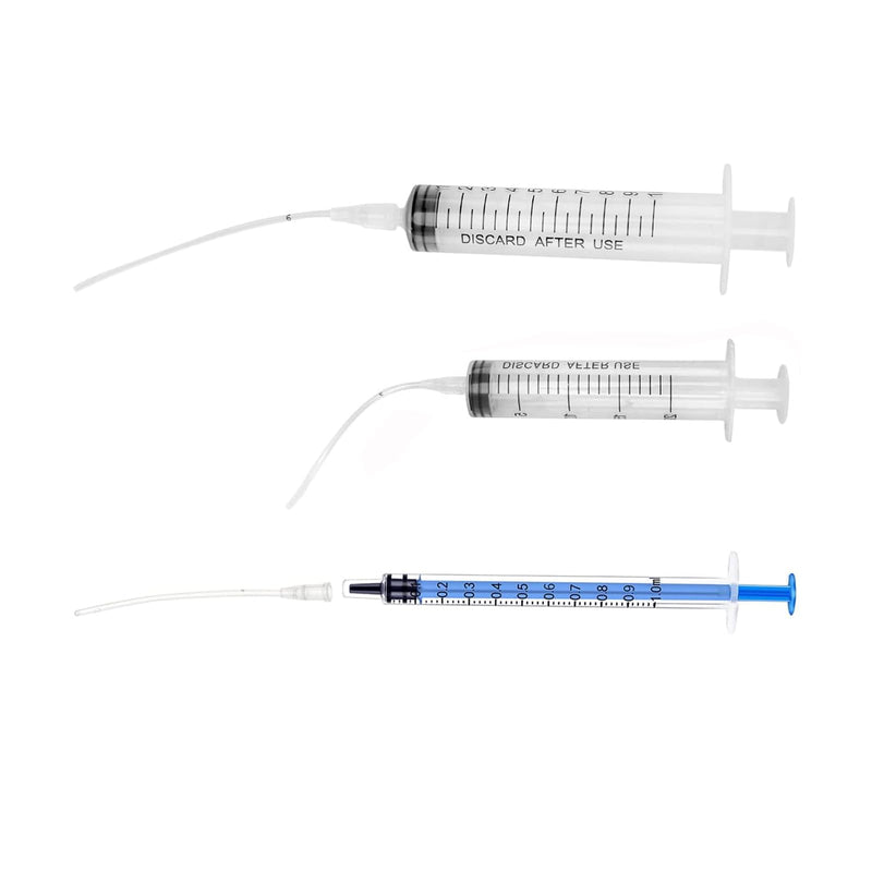 3 Set Bird Feeding Syringe Set with Soft Tubes, Pet Parrot Milk Feeding Syringe, Kitten Puppy Feeder Measuring Tools for Parrot,Dog, Cat, Small Animals (1ml+5ml+10ml)