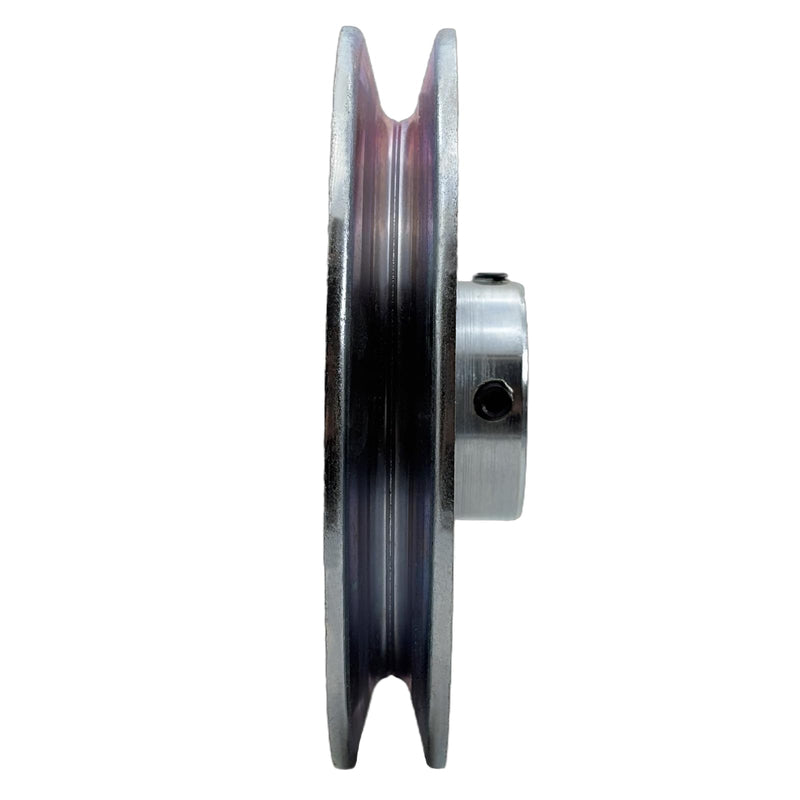 AB600-1 1/8 Single Groove Web Sheaves, v Belt Pulley 1 1/8 inch bore 6" OD,Motor Pulley Carbon Steel for A B 5L 4L V-Belts