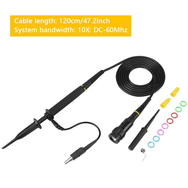 P4060 High Voltage Differential Probe - 2000V 60MHz 1:100 Oscilloscope Probe with BNC Connector, Oscilloscope Kit for Power Supply Analysis & Industrial Electronics Testing
