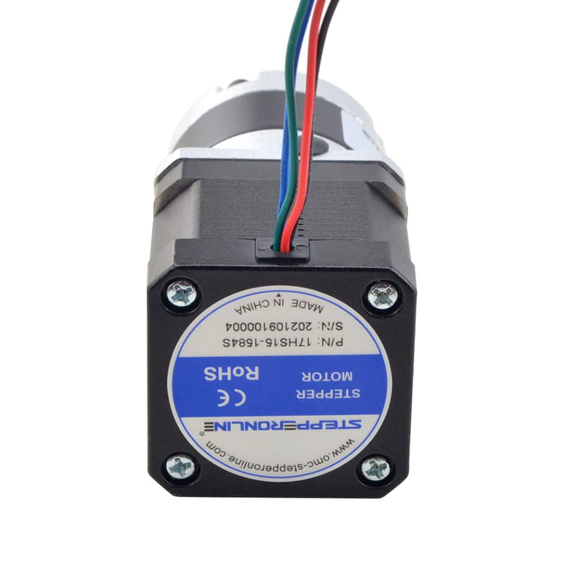 STEPPERONLINE Nema 17 Stepper Motor L=39mm Gear Ratio 10:1 30arcmin MG Series Planetary Gearbox