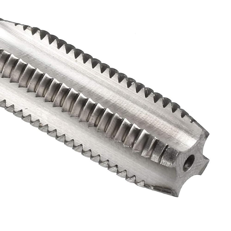 2pcs 3/8"-16 UNC Tap and Die Set, 3/8 x 16 UNC HSS Threading Tap Die Set, Straight Flute Machine Tap Alloy Tool Steel Round Thread Die Right Hand, Screw Tapping Threading Tool 3/8-16 UNC