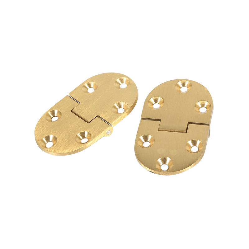 Solid Brass Butler Tray Hinge, 4 PCS Folding Table Hinge, Heavy Duty Drop Front Desk Hinges 90 Degree with Screws 2-1/2"X1-1/2 (4 PCS)