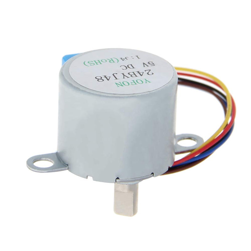 Fielect 24BYJ48 DC 5V Reduction Stepper Motor Micro Reducer Stepping Motor 4-Phase 5-Wire 1Pcs DC 5V 24BYJ48 1