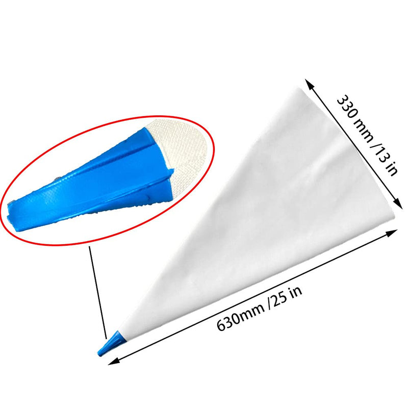Tile Grout Masonry Mortar Bags Heavy Duty Piping Bags, Grout Bag Cement, Grout Sealer Bag, 13" by 25", 2 Pieces Tool