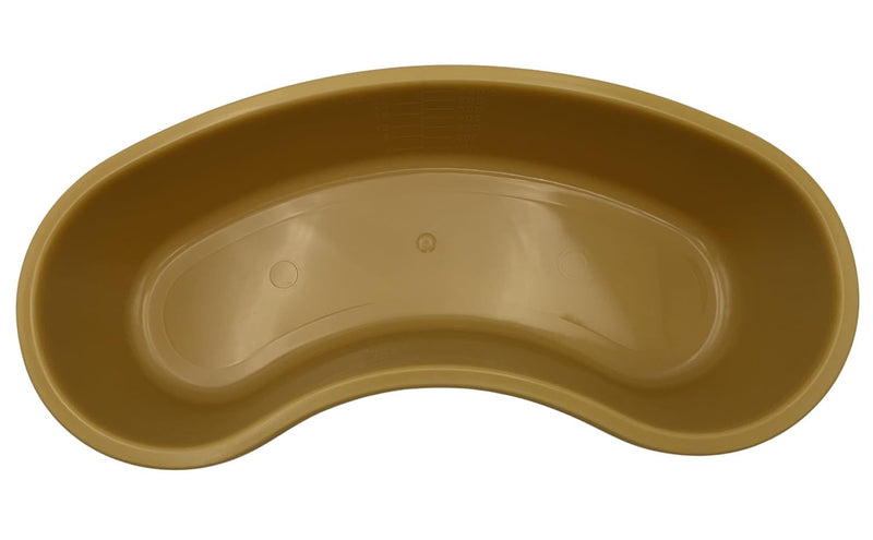 Comfort Axis Graduated 700 cc Kidney Shaped Gold Emesis Basin (Pack of 4)