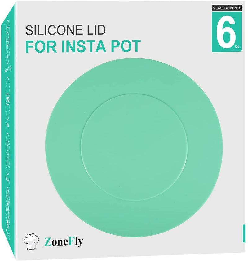 Silicone Cover Fits Instant Pot 8 Qt - 8 Quart Inner Pot Lid for Insta Pot 8 Qt Duo,Pro,Ultra,Crisp,Nova,Plus & More - Best Sealing Lid for 8 Qt Pressure Cooker Instapot Cover