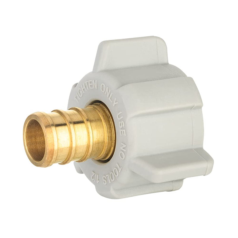 20-PACK EFIELD 1/2" Pex x 1/2"Female NPT Swivel Adapter(PEX1807202-20) P20 1/2"X1/2"