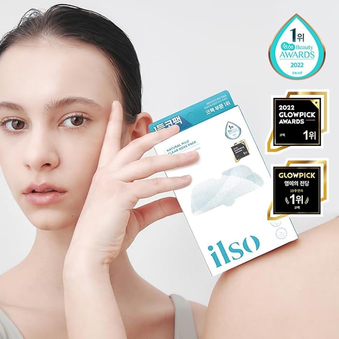 ILSO ILSO Natural Mild Clear Nose Pack NATURAL MILD CLEAR NOSE PACK Blackhead Pores Nose Pack Sebum Pore Pack Korean Cosmetics Hankos - NewNest Australia
