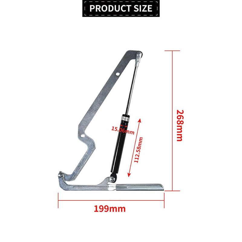 140N Hydraulic Piston Gas Strut Compatible with Keter Hinge Store It Out Arc/Ace/Max/Elite/Premiere 1150 XL Storage Box, WLPS Hinge, Heavy Duty 565308