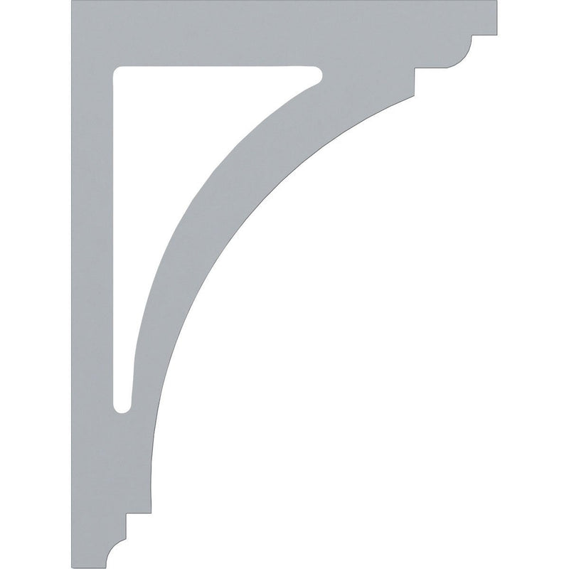 Ekena Millwork BKT04X12X16RI 4-Inch W x 12-Inch D x 16-Inch H Richmond Bracket 4"W x 12"D x 16"H 1