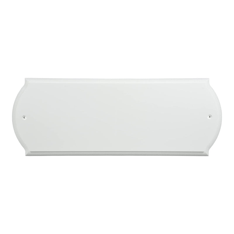 Hillman 848711 Paintable Address Plaque, White 6" x 16"