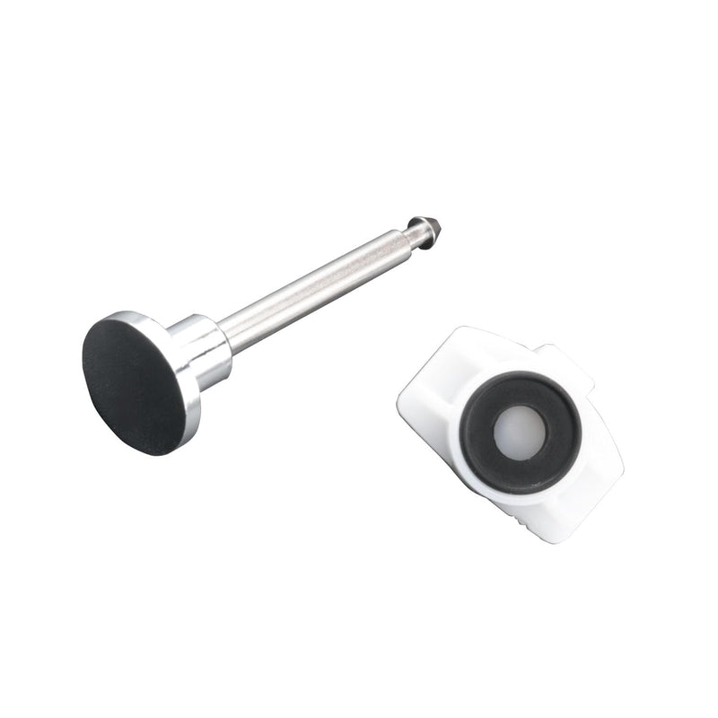 Bathtub Faucet Diverter Repair Kit, Includes 1 Diverter Stem, 1 Cup Seal and 1 Door, Bathroom Shower Bathtub Leak Faucet Repair Replacement Parts, Chrome Plated