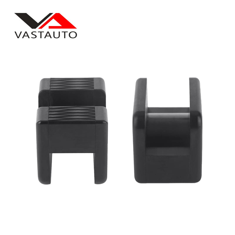 Jack Rubber Pad Adapter,Jack Stand Universal Heavy Duty Rubber,Slotted Frame Rail Pinch Welds Protector Floor Jack Pad Adapter(4 Pack)