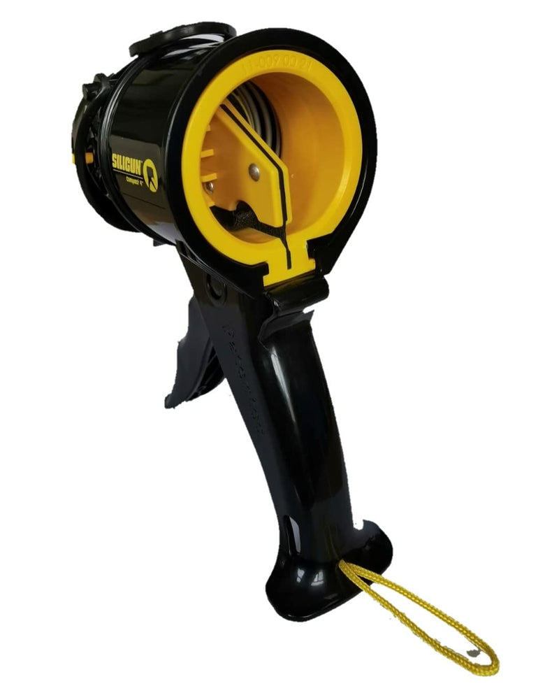 SILIGUN™ Gen-1 Compact Caulking Gun - No Drip Caulk Gun - Patented Design - Lightweight ABS Frame - Works with All 10 oz Tubes