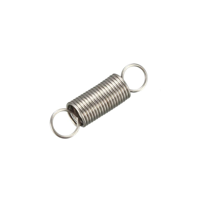 uxcell Extended Tension Spring Wire Diameter 0.016", OD 0.16", Free Length 0.59" Stainless Steel Small Dual Hook Tension Spring for Machinery Construction Industrial 10pcs 0.016"x0.16"x0.59"