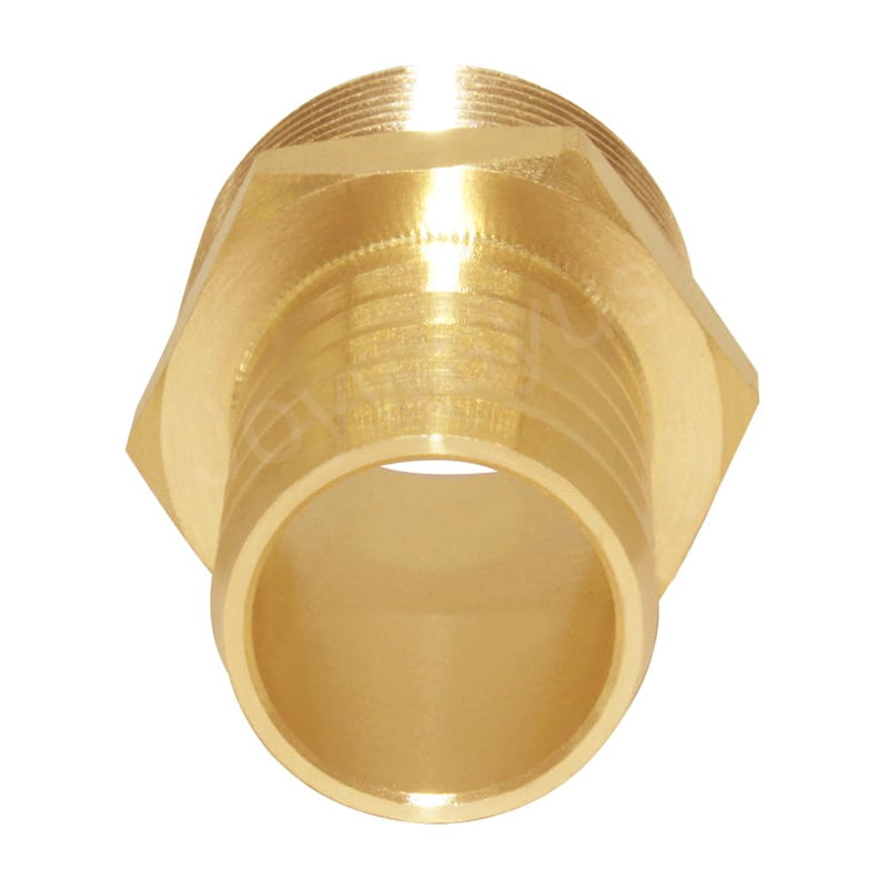 Joywayus Brass Barb Fitting 5/8" Hose Barb x 3/4" Male NPT Water/Fuel/Air(Pack of 2) 5/8"Barb x 3/4"NPT Male 2PCS