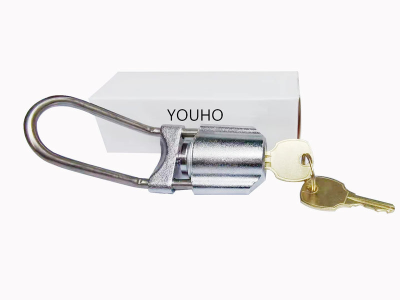 YOUHO Standard Wraparound Faucet Lock, Key Lock Draft Beer Faucet Lock for Perlick 308-40C, Chrome, Beige1 Old style