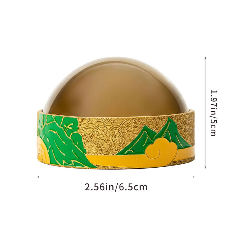 Reading Magnifying Glass 7X Paperweight hemispherical Magnifying Glass Optical Lens with Beautiful Box and Polished Bag