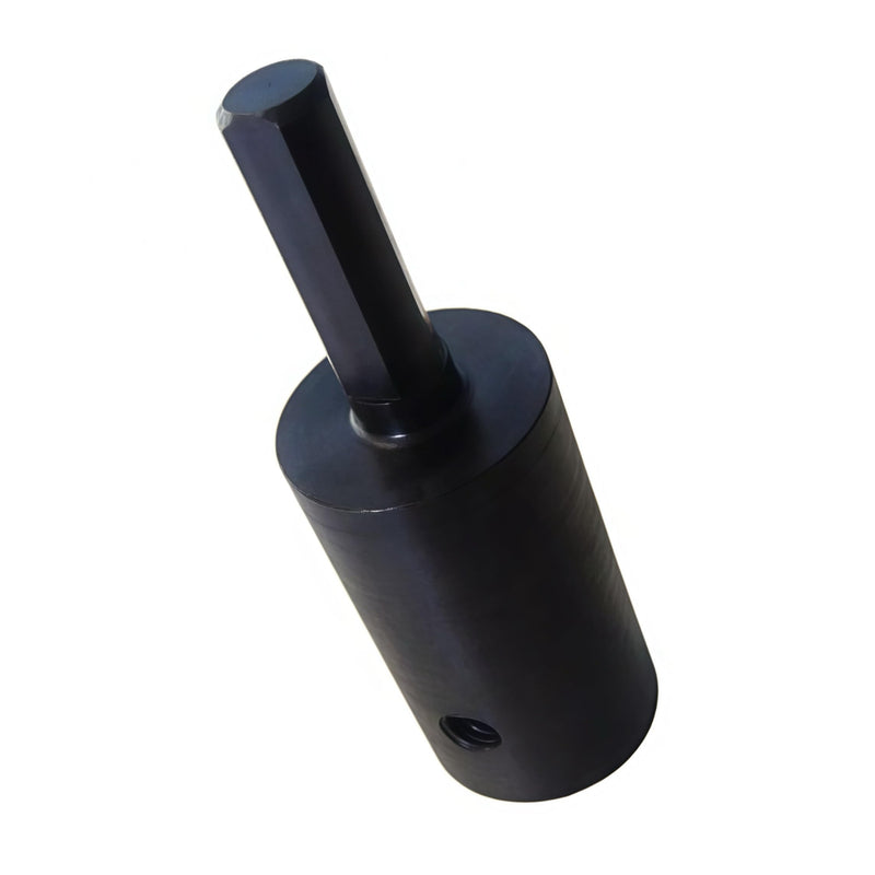 Standard 3/8" Drive Flat Round Chuck - Annular Cutter Bit Adapter w/ 3/4" Female Shank for Weldon Drill Press & Milling Machines