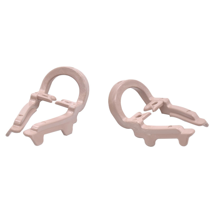 Angzhili 2pcs Distal-Extension Dental Dam Clamp,Rubber Sheets Barrier Clips,Dentistry Material Teeth Repair Tools,Long Size and Short Size