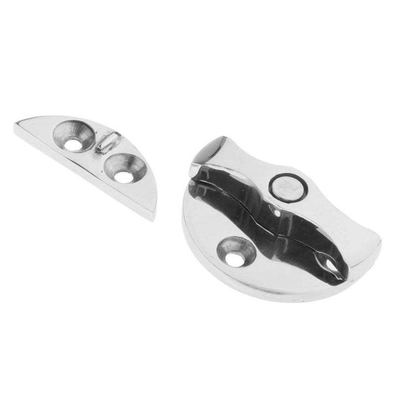1/2/4 Pack Stainless Steel 316 MarineGrade Locker Hatch Anti Rattle Latch Fastener，2-1/5inch Heavy Duty Twist Lock Round Door Catch Latch for Row/sail Skiff Boat Yacht Accessories 1