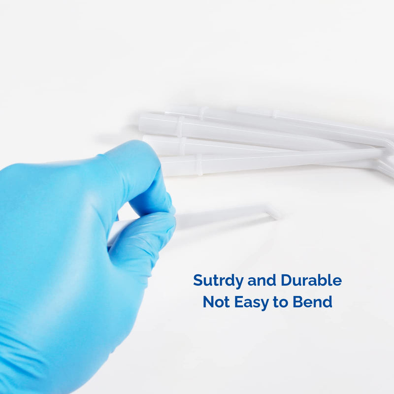 JMU 100Pcs Dental Surgical Aspirator Tips 1/8" Inch, Disposable Suction Tips White, 4 Bags of 25 White-1/8" 100