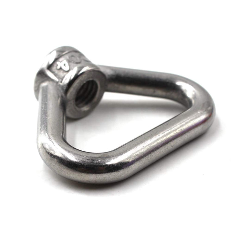 M8 Lifting Eye Nut Ring Triangle Shape Thread Eye Nut 304 Stainless Steel Nut Pack of 4 M8