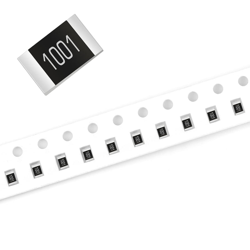 Chanzon 100pcs 0805 SMD Resistor 1K Ω ohm 1/8W 0.125W ±1% Tolerance Thick Film 1KR SMT Chip Resistors Rohs Certificated [0805SMD04] 1K ohm