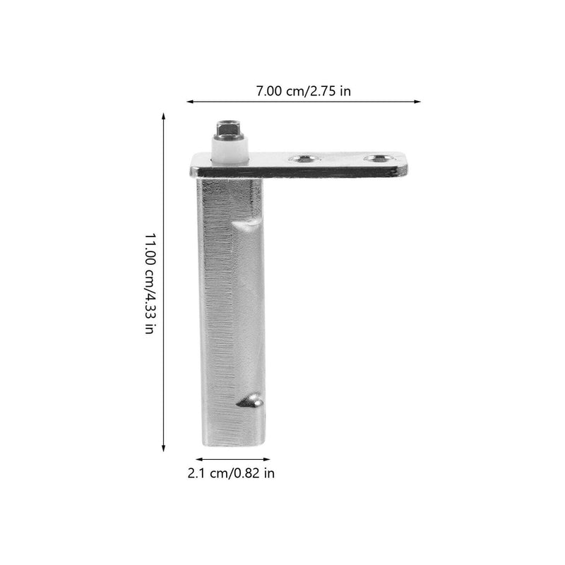 UPKOCH Automatic Door Closer Stainless Steel Freezer Door Hinge Replacement Adjustable Self Closing Refrigerator Door Hardware 4.33X2.75X0.82 Inch