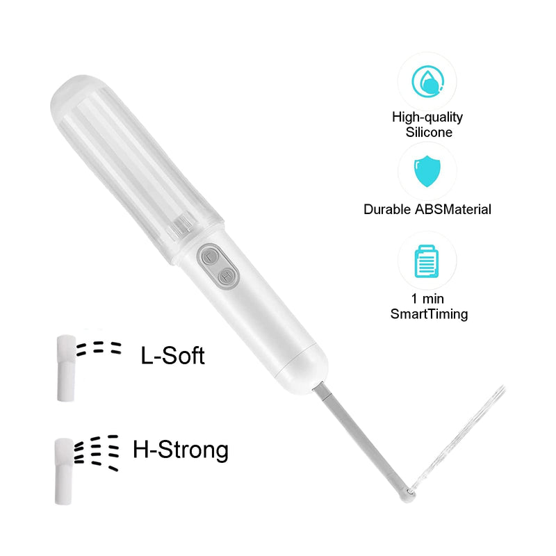 Portable Bidet Handheld Travel Bidet Mini Mobile Electric Bidet Sprayer Toilet Paper Substitutes for Personal Hygiene Cleaning/Soothing Postpartum Care/perineal & Hemmoroid Nursing White