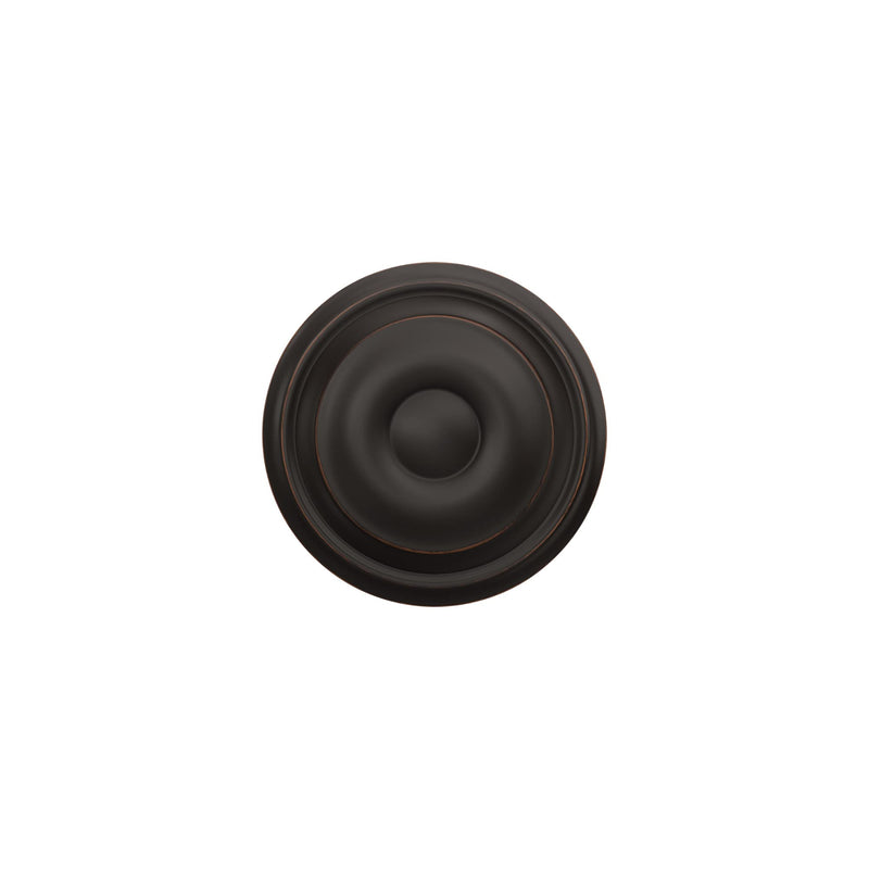 Schlage F10 GEO 716 Georgian Door Knob, Hall & Closet Passage Lock, Aged Bronze Standard