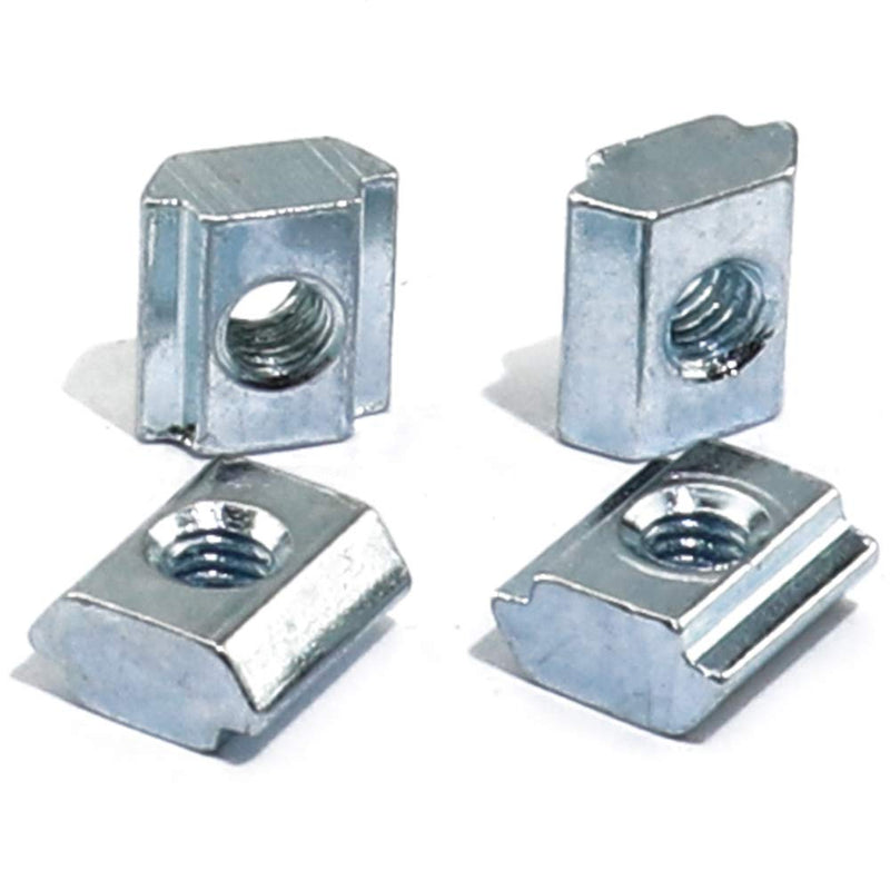 50pcs M5 Slide in T Nut Tee Sliding Nut Nut for Aluminum Extrusion with Profile 2020 Sereis Slot 6mm 20-M5 50pcs